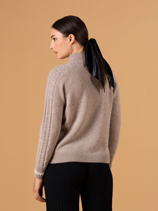 Turtleneck Pattern Sweater