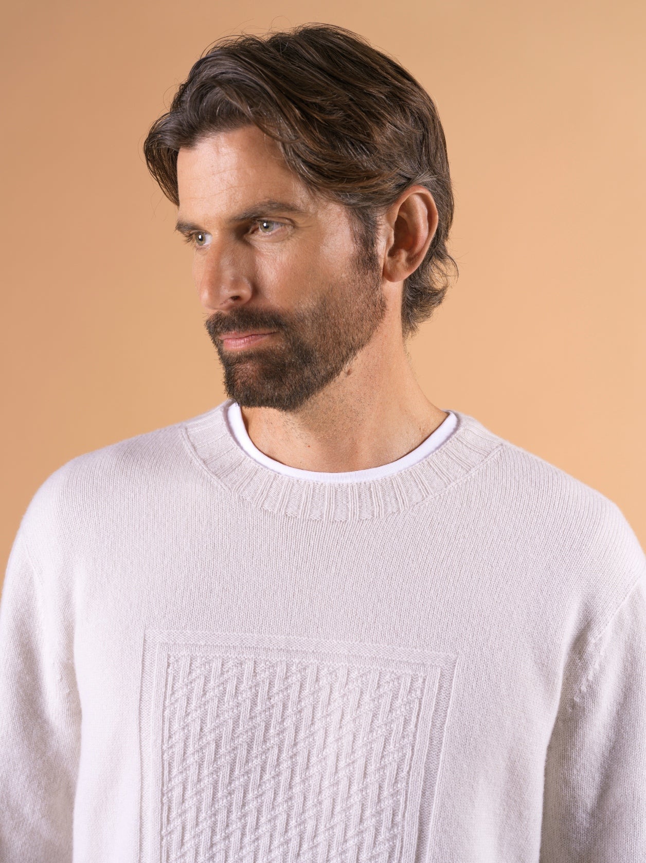 Detailed Round Neck Sweater